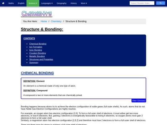chemistry/structure-and-bonding screenshot