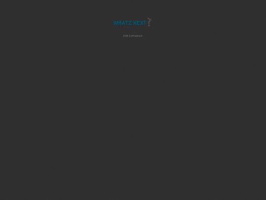 Whatznext/login_page screenshot