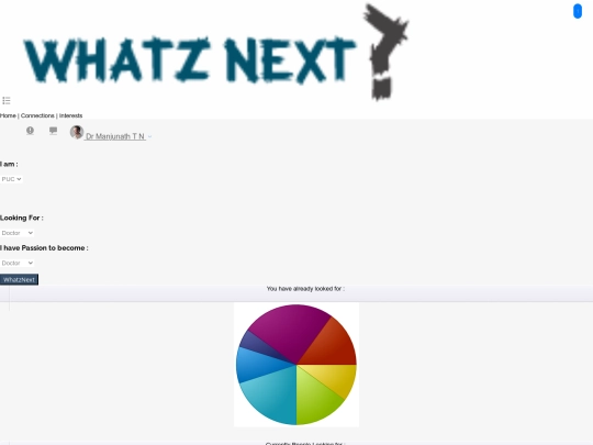 Whatznext/whatz_fst_login screenshot