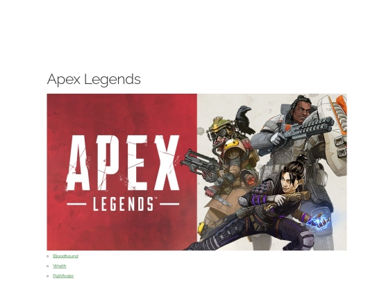 Apex screenshot