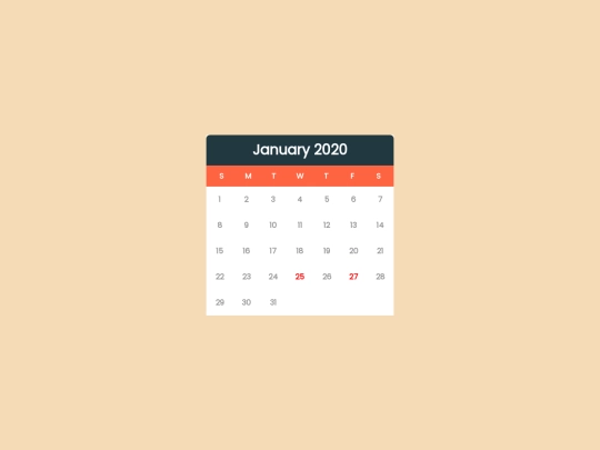 calendars screenshot