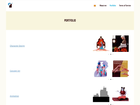es/portfolio screenshot