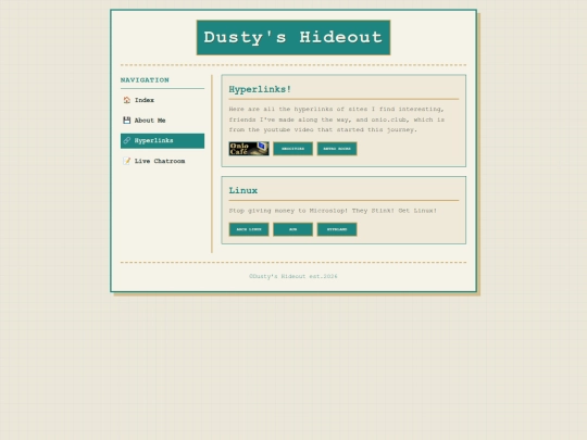 links screenshot