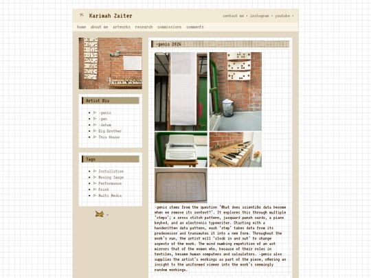 website/-genic screenshot