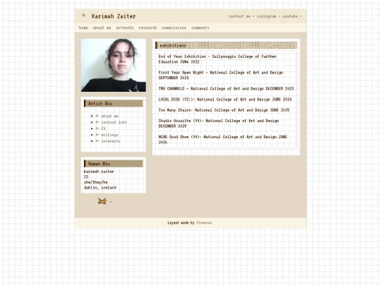 website/cv screenshot