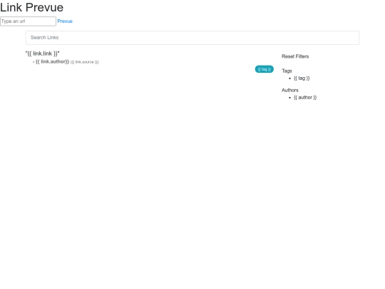 links screenshot