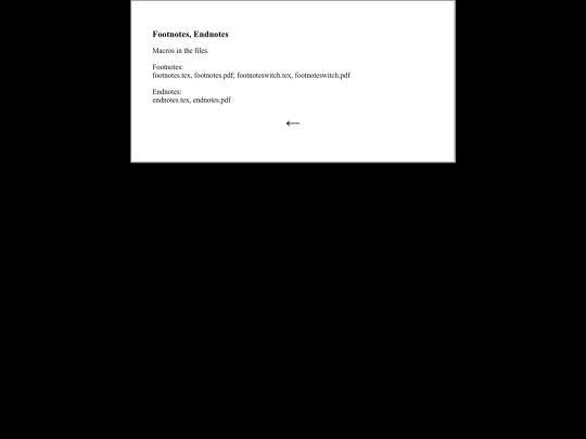 footnotes screenshot