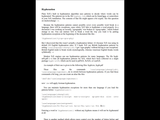 hyphenation screenshot
