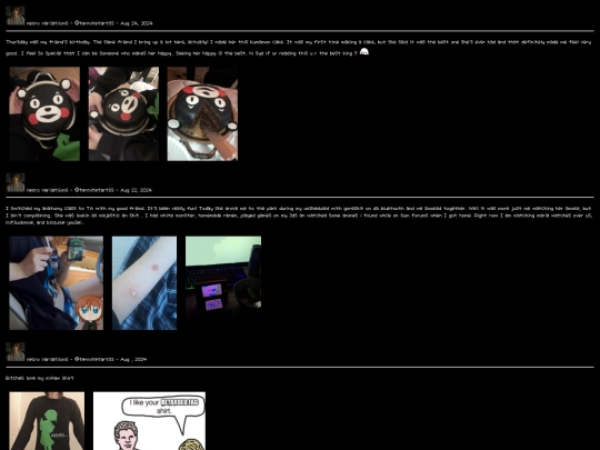 journal/blog screenshot