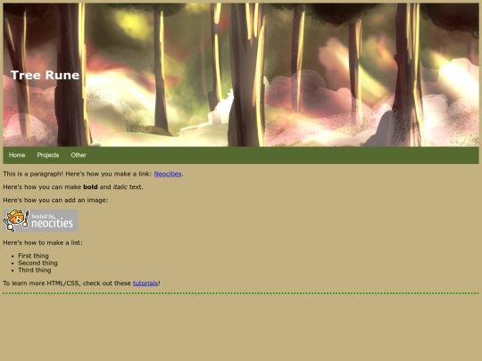 index screenshot