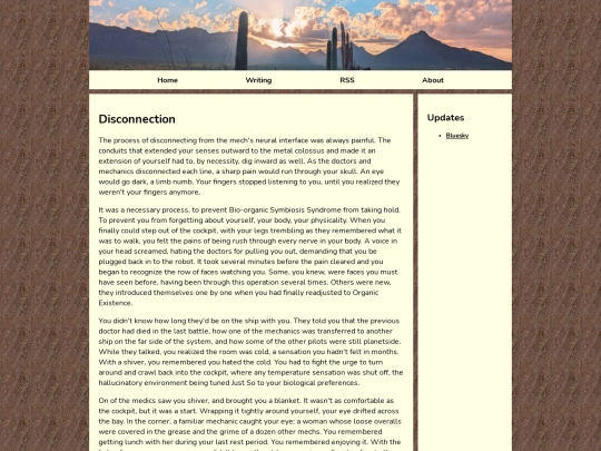 Writing/Disconnection screenshot