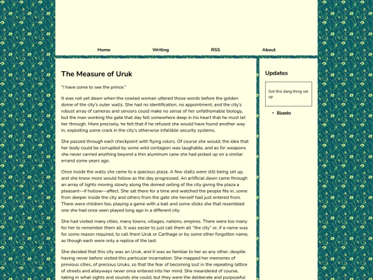 Writing/The Measure of Uruk screenshot