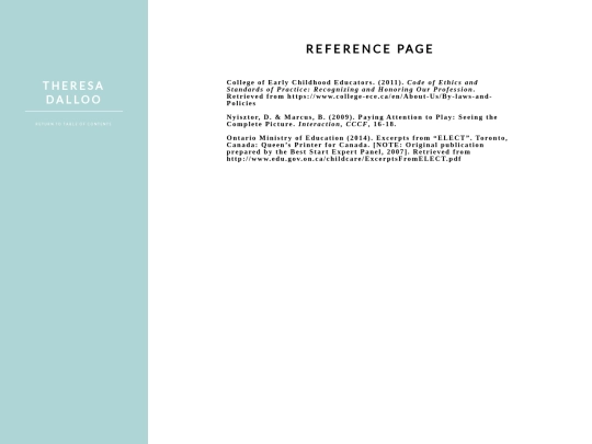 references screenshot