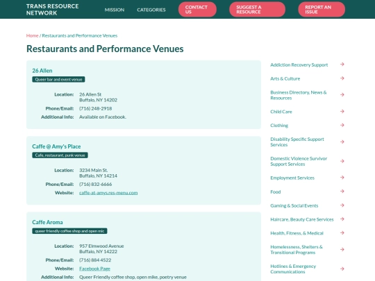 restaurantsvenues screenshot