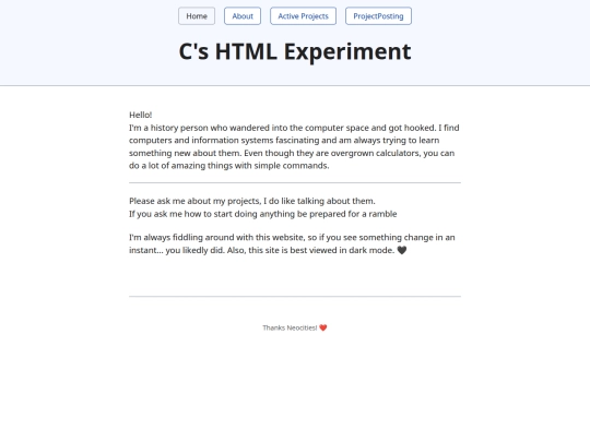 index screenshot