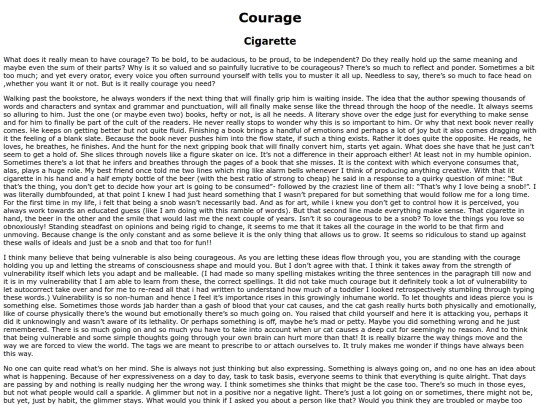 courage screenshot