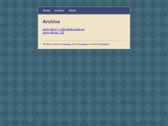archive screenshot