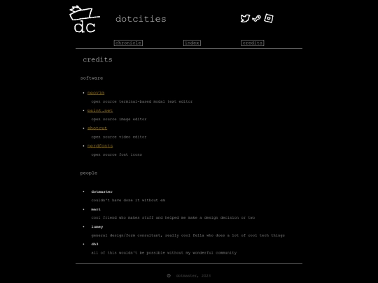 credits screenshot