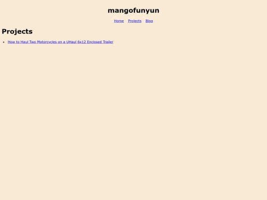 projects screenshot