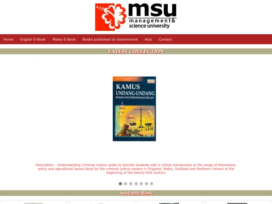English E-Book screenshot