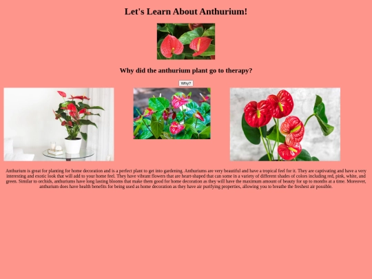 anthuriumplant screenshot