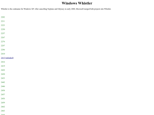 whistler screenshot