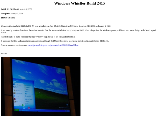 whistler/2415 screenshot