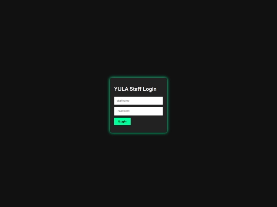 Staff screenshot