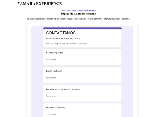 Contacto screenshot