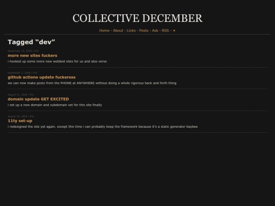 tags/dev screenshot