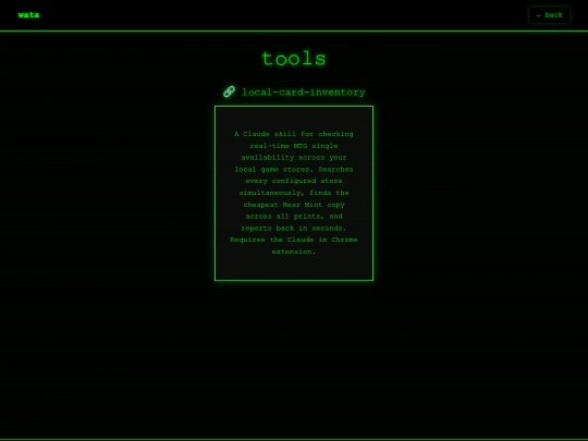 tools screenshot