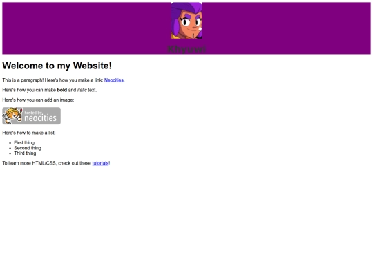index screenshot