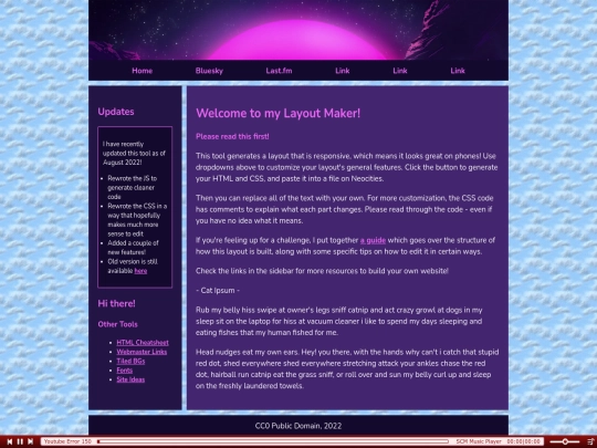Beta/home screenshot