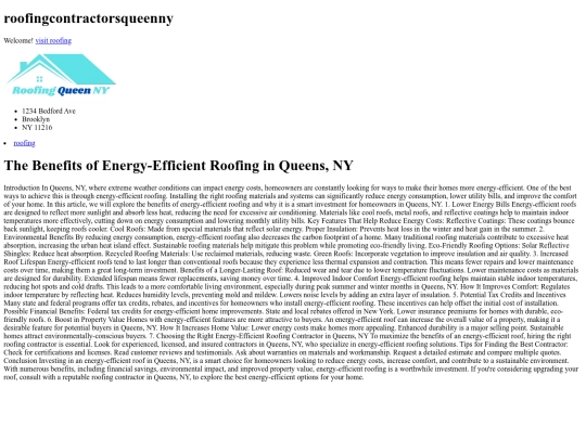 queenroofing screenshot