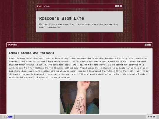 aboutme screenshot