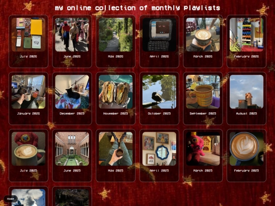 monthlyplaylists screenshot