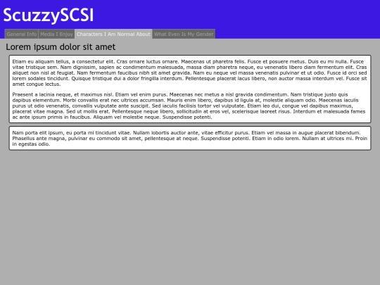 about/blorbos screenshot
