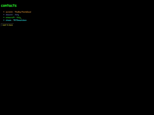 contacts screenshot