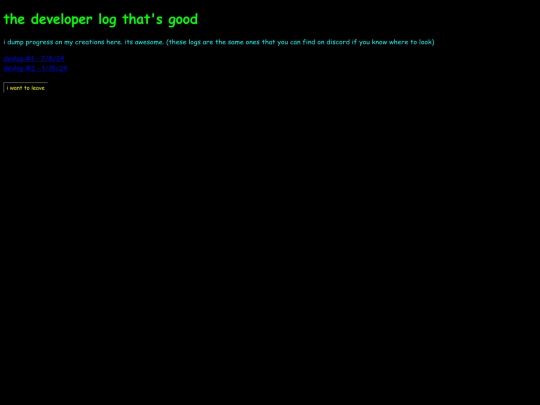 devlogindex screenshot