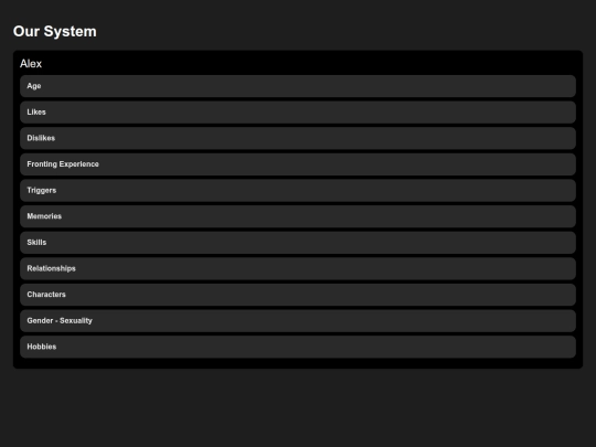 index screenshot