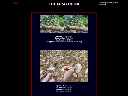 fungarium screenshot