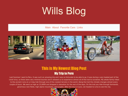 BLOG screenshot
