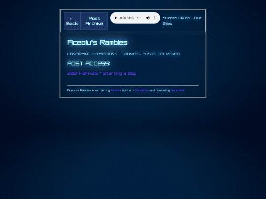 blog screenshot