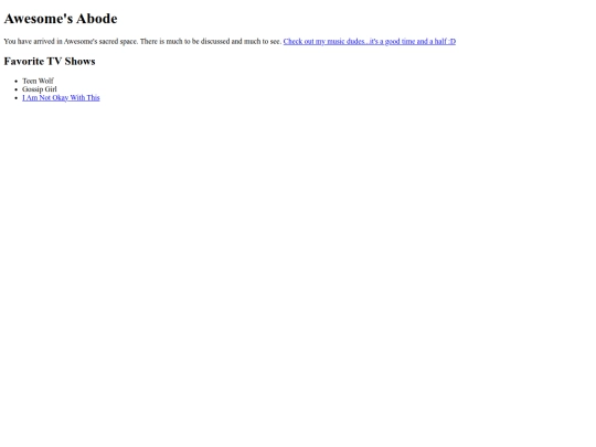 index screenshot