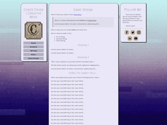 GameDesign screenshot