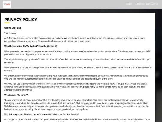 privacy-policy screenshot