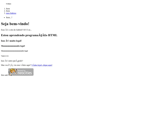 aprendendohtml screenshot
