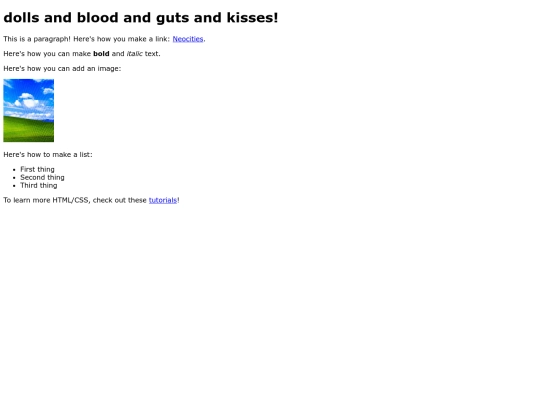 index screenshot