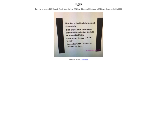 biggie screenshot