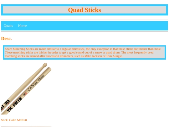 Quads/Sticks screenshot